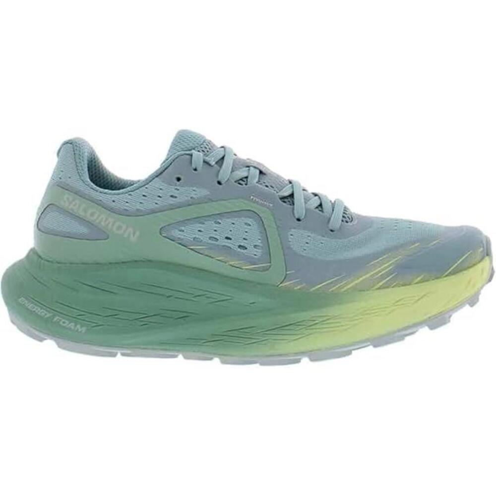 salomon WOMENS Glide Max TR All Terrain Running Shoes Stone Blue 6.5